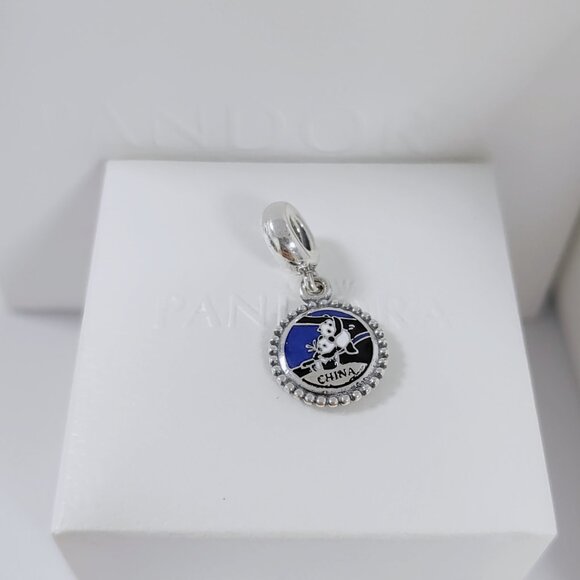 Pandora China Panda Exclusive Dangle Charm S925 Silver Bracelet Pendant with box - Picture 11 of 12